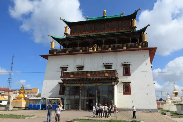 Ulaanbaatar gandan klooster — Stockfoto