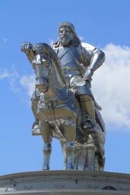 Genghis Khan Monument at Zonjin Boldog clipart