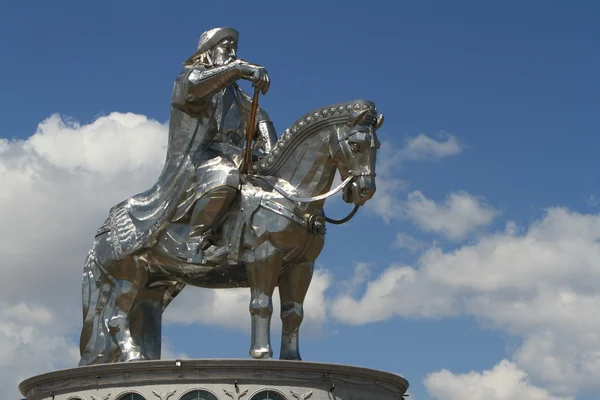 Genghis khan pomník v zonjin boldog — Stock fotografie