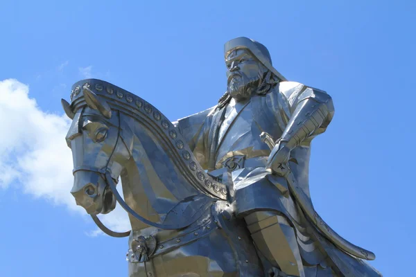 Genghis khan monumento a zonjin boldog — Foto Stock