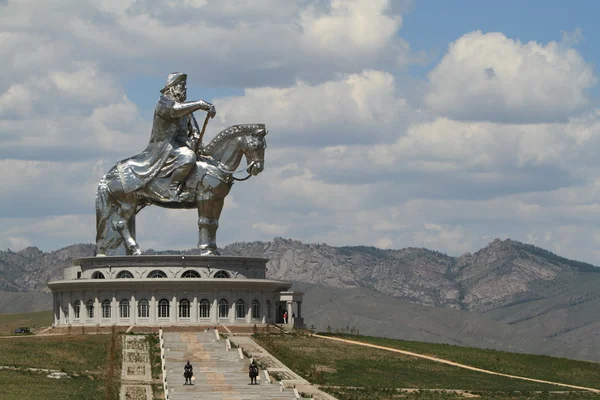 Genghis khan monumento a zonjin boldog — Foto Stock