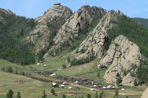 Paesaggio in Mongolia — Foto Stock