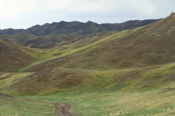 Mongoolse landschap en natuur — Stockfoto