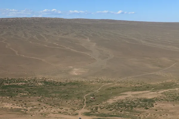 O gobi do deserto na Mongólia — Fotografia de Stock