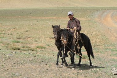 Mongolian Cowboy clipart