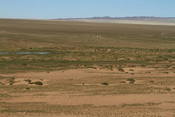 Landschaft des Wüstengobi in der Mongolei — Stockfoto