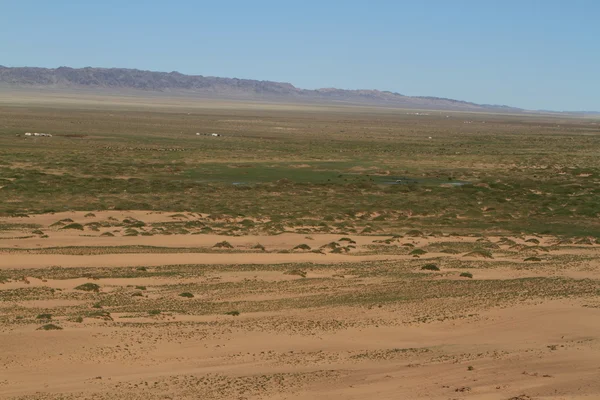 Landskap av öknen Gobiöknen i Mongoliet — Stockfoto