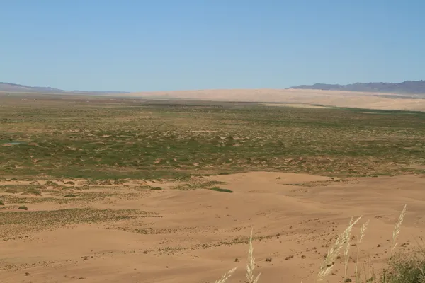 Landschaft des Wüstengobi in der Mongolei — Stockfoto