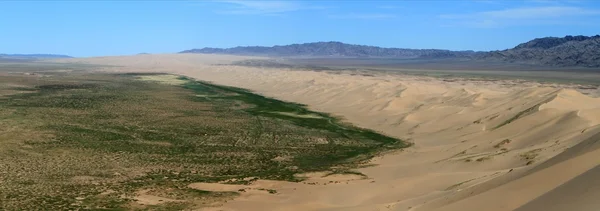 Dunes de sable dans le désert Gobi Mongolie — Photo