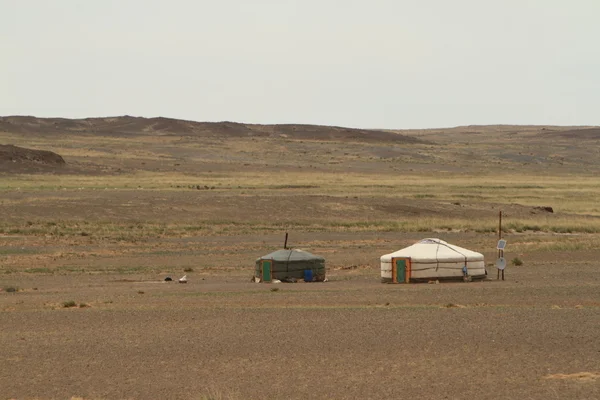 Poušť gobi v Mongolsku — Stock fotografie