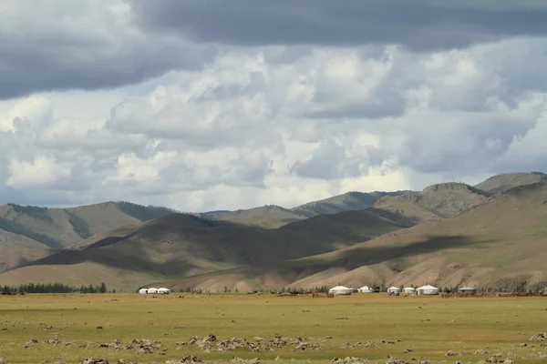 Orchonský valley national park Mongolsko — Stock fotografie