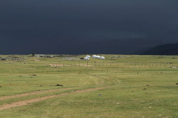 Orchonský valley national park Mongolsko — Stock fotografie