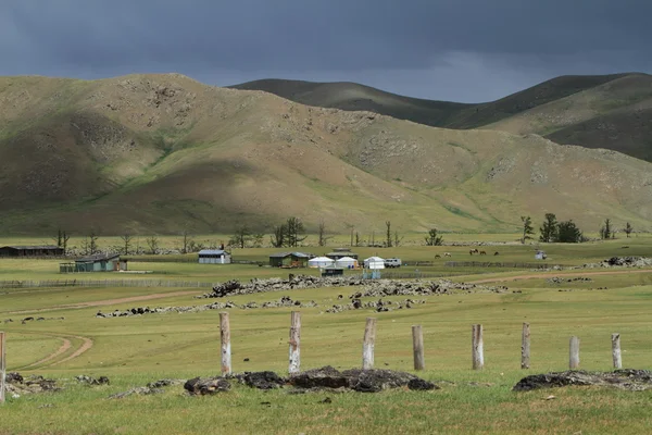 Parque Nacional do Vale do Orkhon Mongólia — Fotografia de Stock