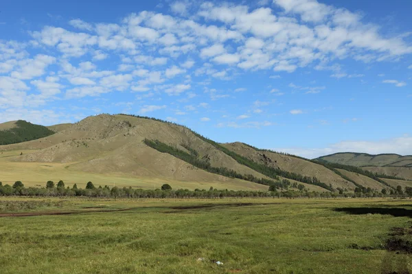 Монгольские пейзажи — стоковое фото