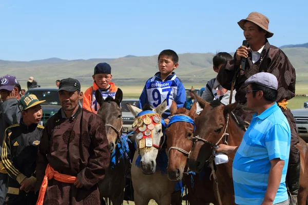 Naadam Festival da Mongólia — Fotografia de Stock