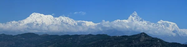 Гималайский хребет Аннапурна — стоковое фото