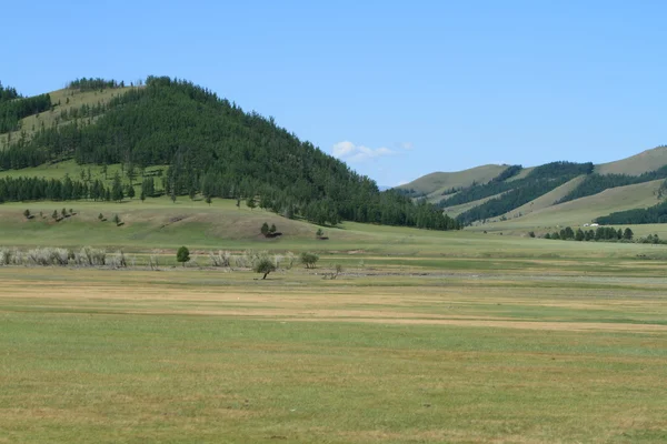 Mongolské krajiny Orchonský Valley — Stock fotografie