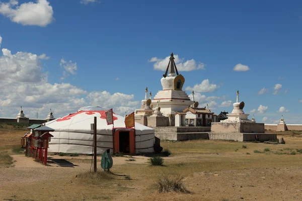 Kharkhorin erdene zuu klášter Mongolsko — Stock fotografie