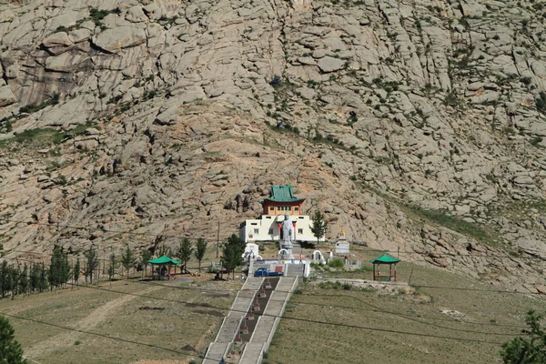 Un monastero buddhista di mongolia — Foto Stock