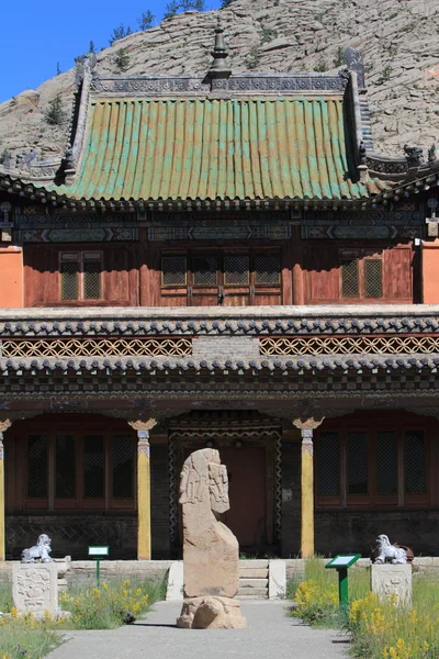 Un monastero buddhista di mongolia — Foto Stock