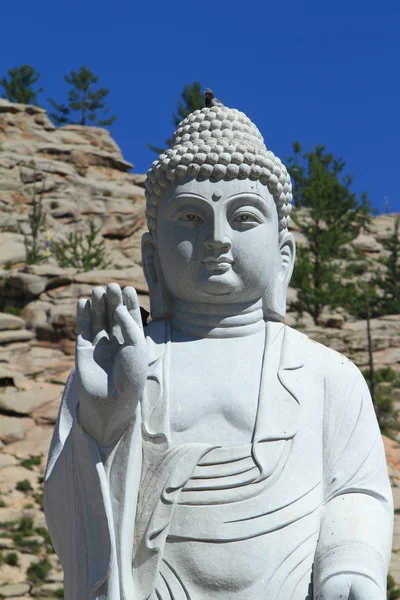 Un monastero buddhista di mongolia — Foto Stock