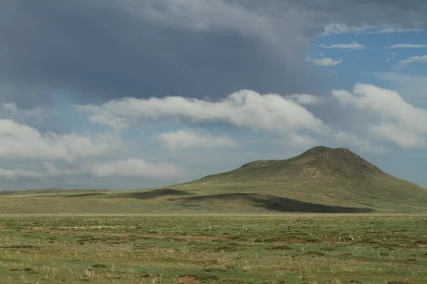 Krajobraz parku narodowego khustain Mongolii — Zdjęcie stockowe