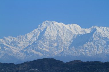 Nepal 'de annapurna aralığı