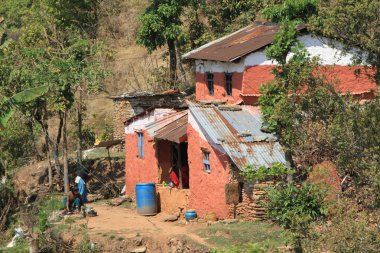 Nepal yoksul insanların evi