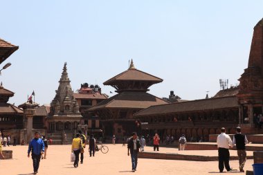 antik şehir bhaktapur Nepal