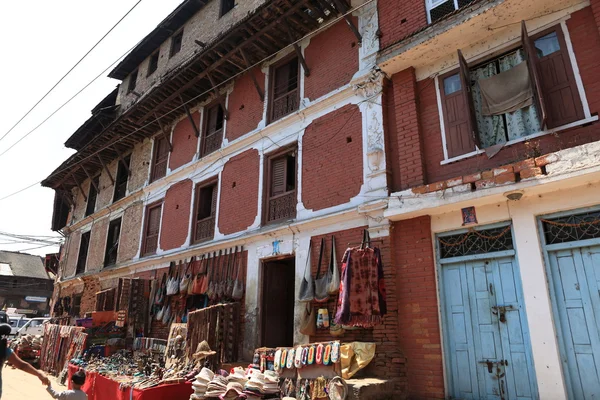 ネパールのアンティック街バクタプル — ストック写真