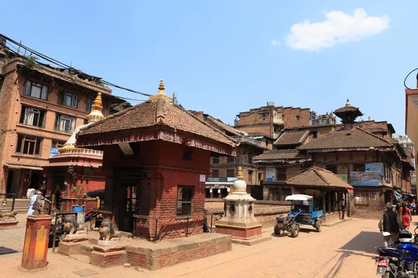 A cidade de Bhatktapur em Kathmandu Nepal — Fotografia de Stock