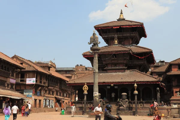 La ciudad de Bhatktapur en Katmandú Nepal — Foto de Stock