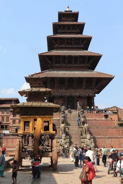 在尼泊尔加德满都市 bhatktapur — 图库照片