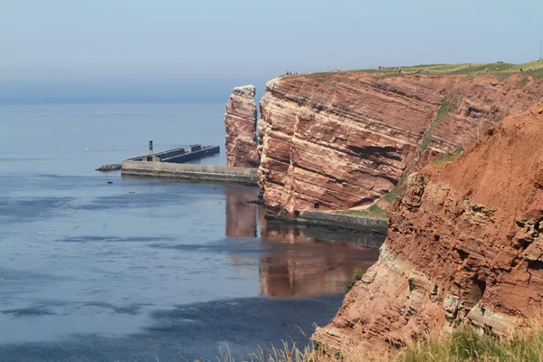 Skály německý ostrov helgoland — Stock fotografie