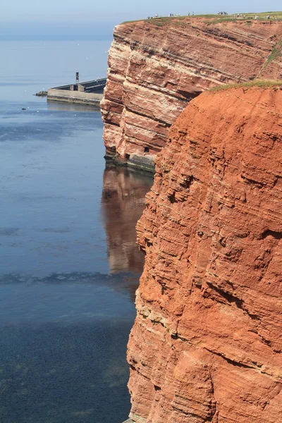 Skály německý ostrov helgoland — Stock fotografie