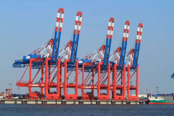 Crane Seaport de Bremerhaven Alemania — Foto de Stock