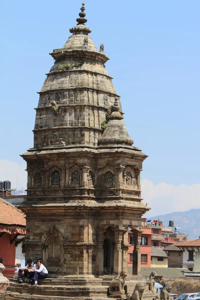네팔에서 사원 도시 bhaktapur — 스톡 사진