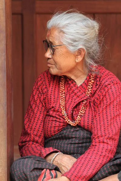 Frau aus Nepal — Stockfoto