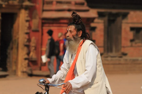 Kutsal sadhu Nepal — Stok fotoğraf