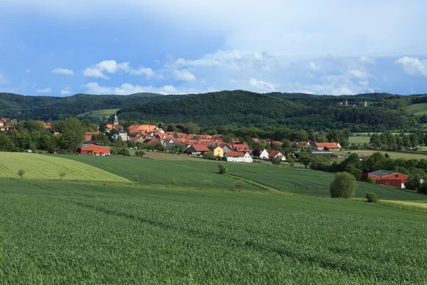 A falu herleshausen Németország — Stock Fotó