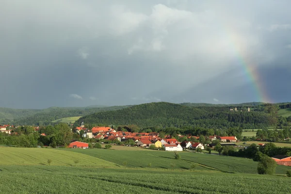 Il villaggio Herleshausen Germania — Foto Stock