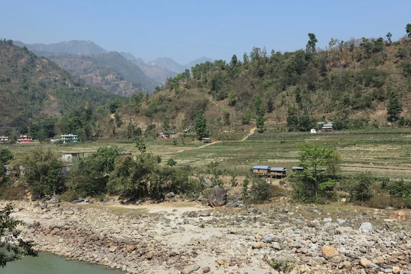 Paesaggio di nepal — Foto Stock