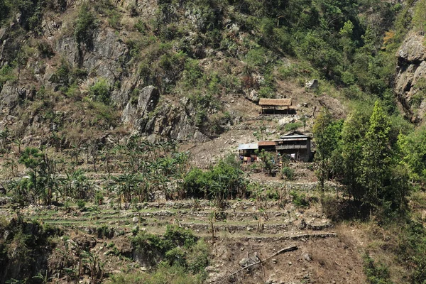 Nepal'de tarım Teras — Stok fotoğraf