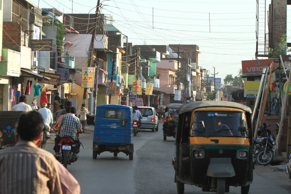 Traffico normale in India — Foto Stock