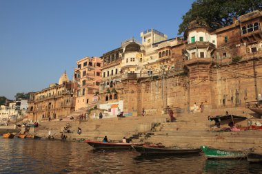Hindistan'da varanasi, kutsal ghats