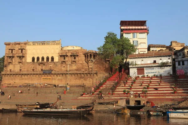 I Santi Ghati di Varanasi in India — Foto Stock