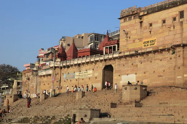 Święte Ghaty w varanasi w Indiach — Zdjęcie stockowe