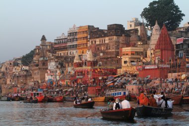 Hindistan'da varanasi ghats