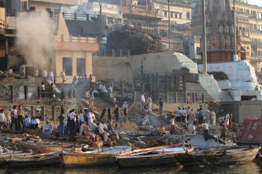 Hindistan'da varanasi ghats