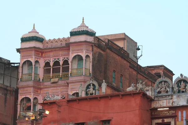 Ghaty w varanasi w Indiach — Zdjęcie stockowe